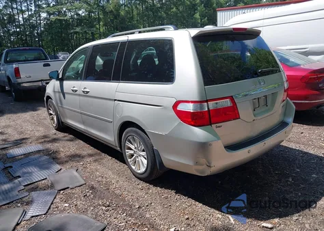 2005 Honda Odyssey Touring из США, поврежденный, VIN 5FNRL38835B019368